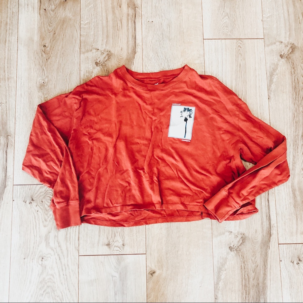 Hollister Palm Tree Long Sleeve Top